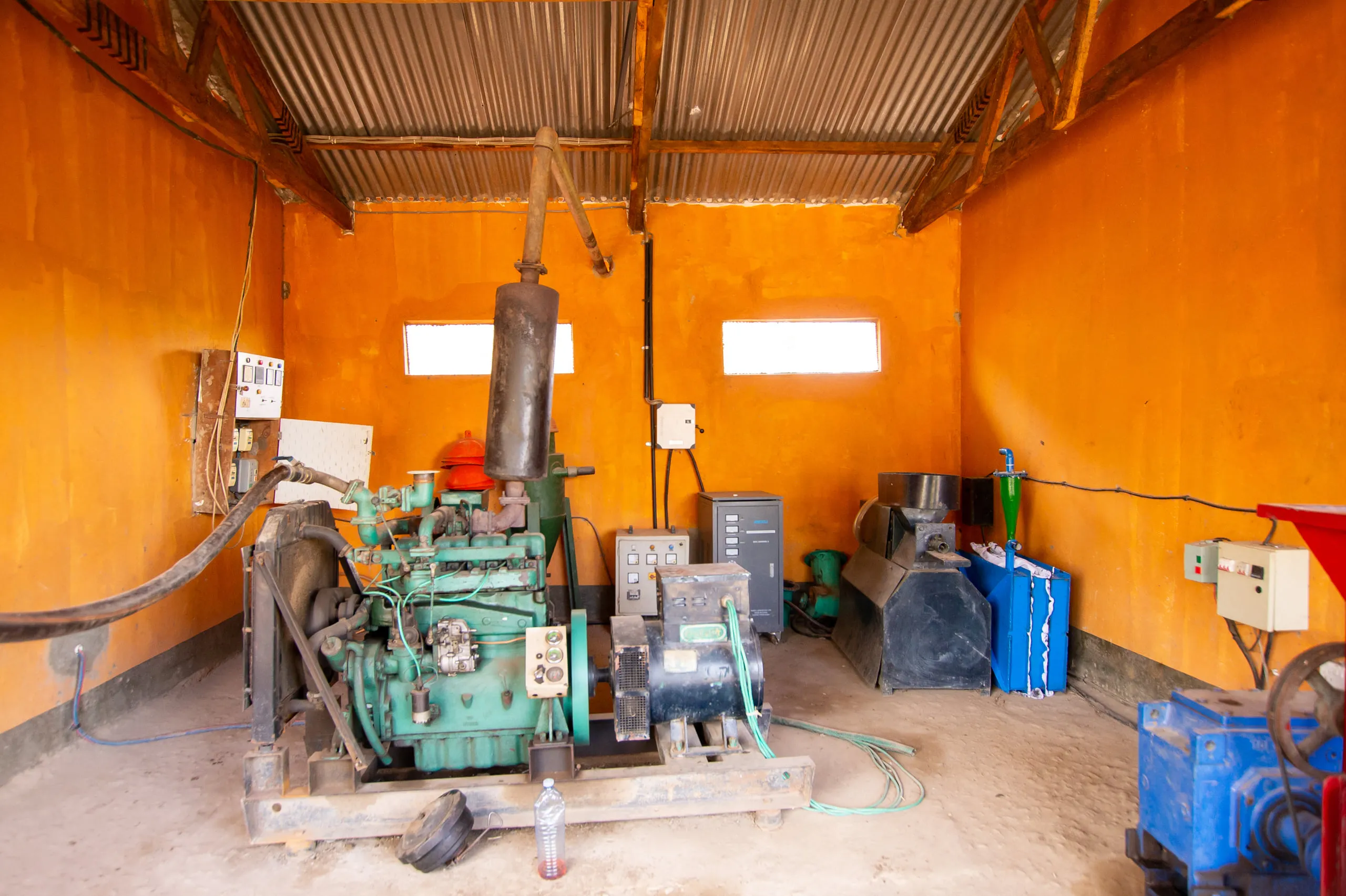 The generation hall at the Got Ngur mini grid